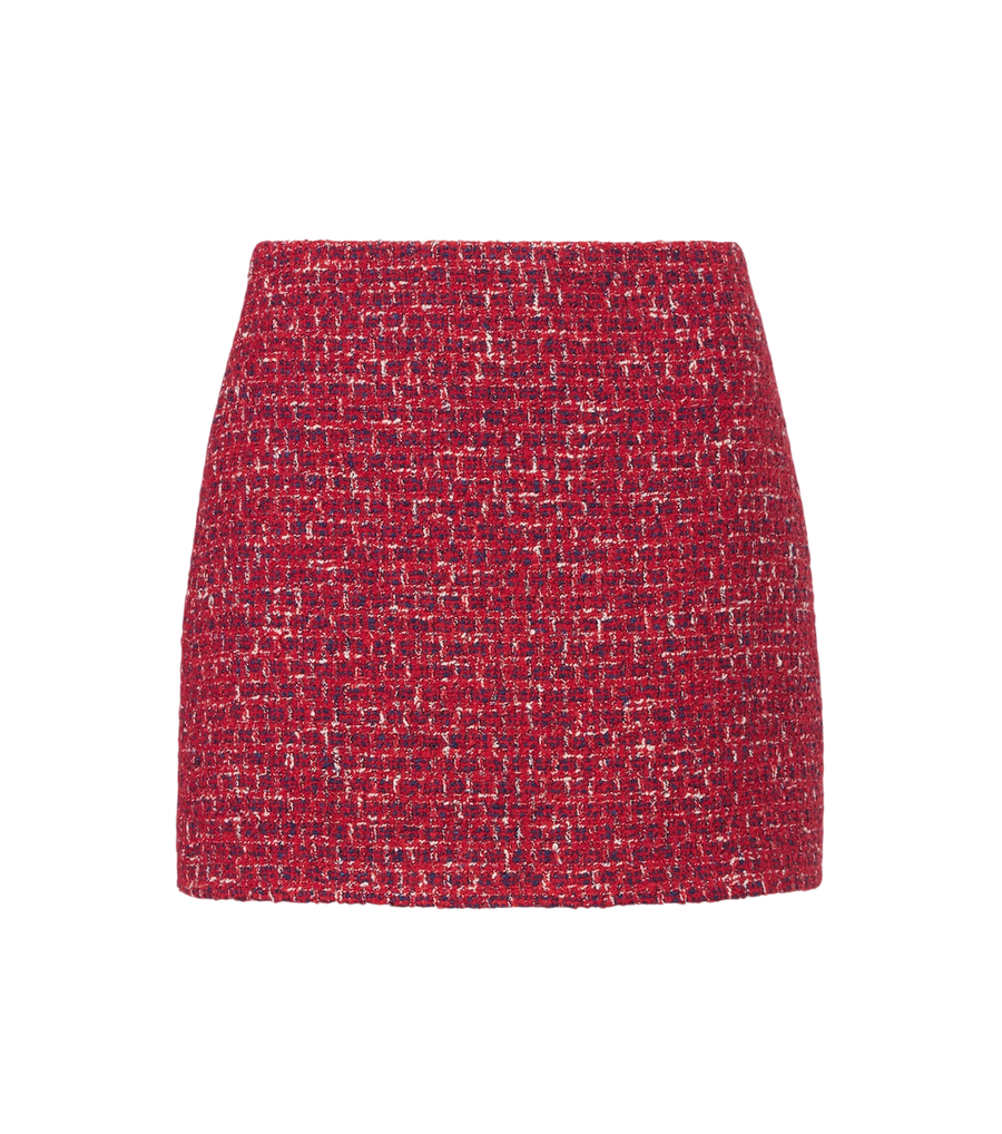 Minifalda de tweed de Valentino Garavani