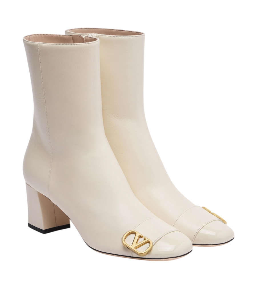 Valentino Garavani Veeside VLogo leather ankle boots