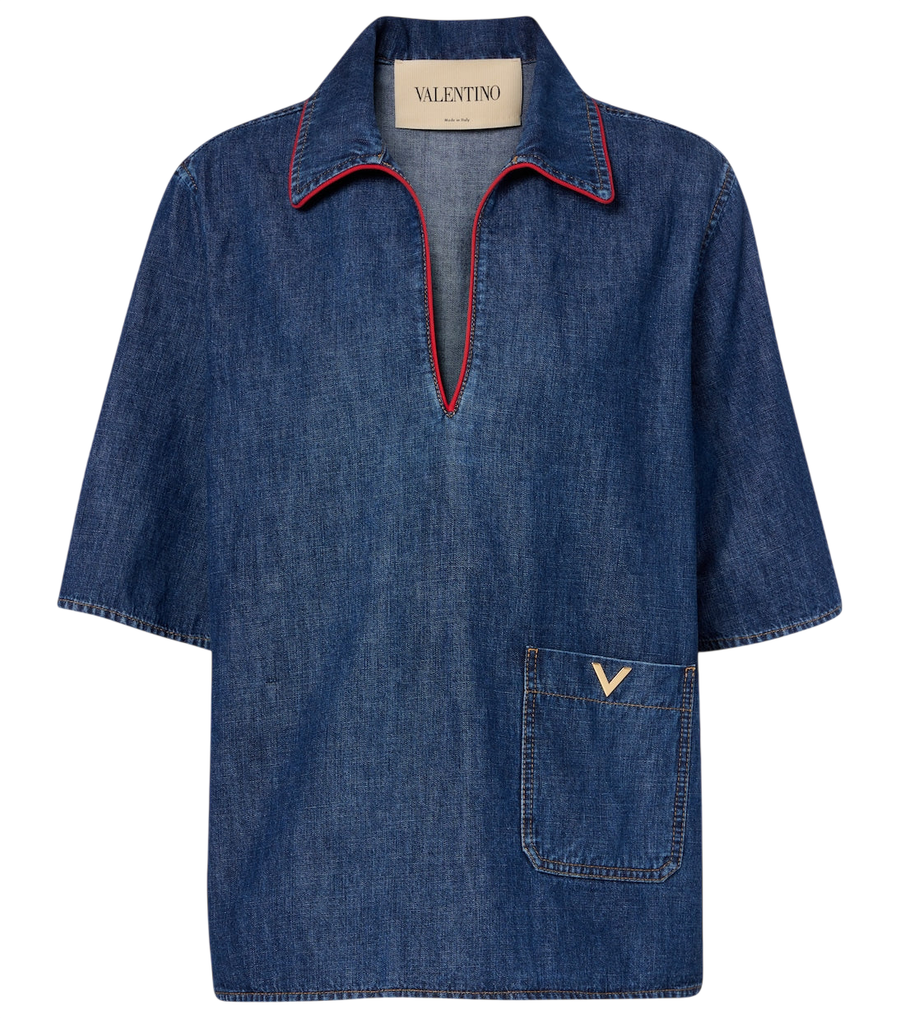 Haut en jean VGold Valentino Garavani