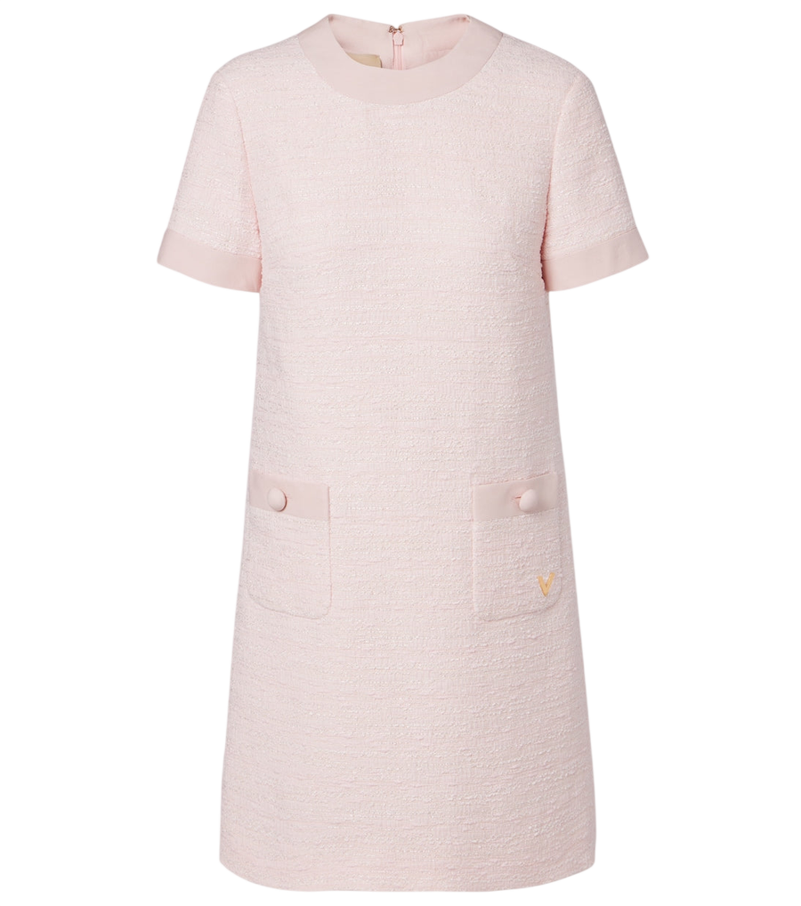 Minivestido de tweed VGold de Valentino Garavani