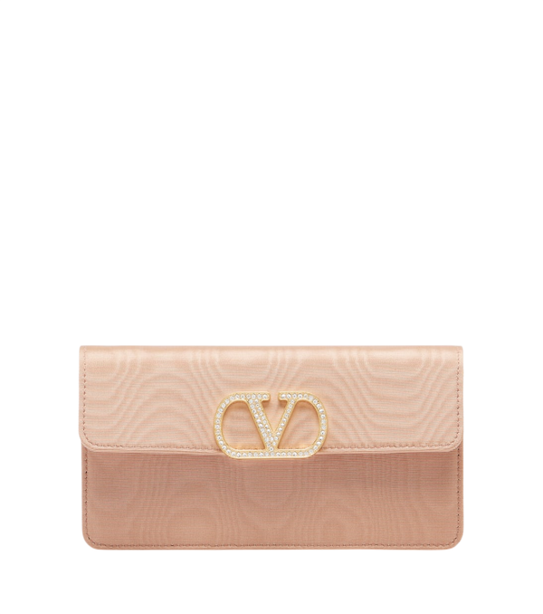 Valentino Garavani VLogo embellished wallet on chain