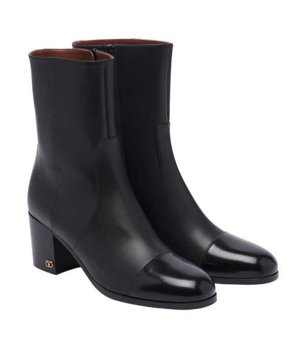 Valentino Garavani VLogo leather ankle boots