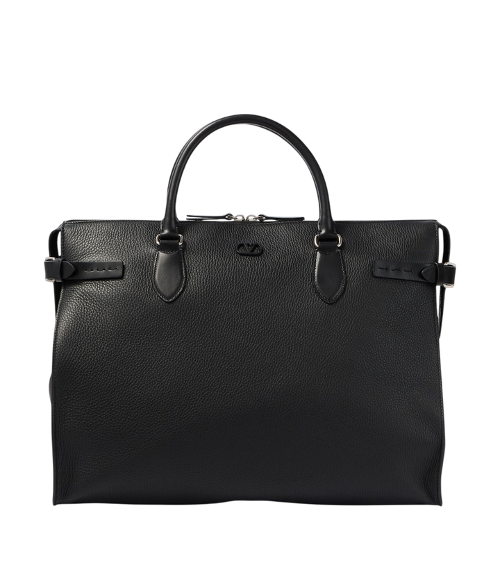 Valentino Garavani VLogo leather briefcase [white-bg-v2:2e592204-24c8-4290-b67e-596dbf537f3c]