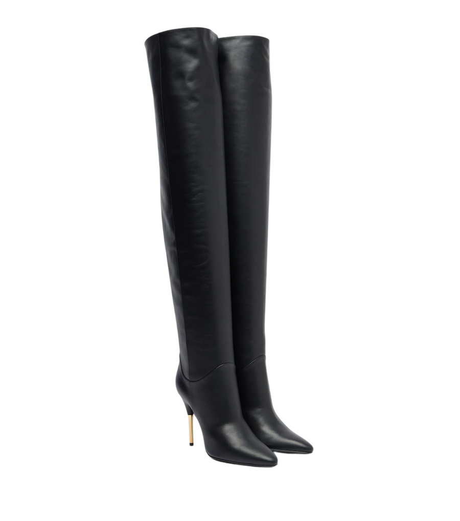 Valentino Garavani VLogo leather over-the-knee boots