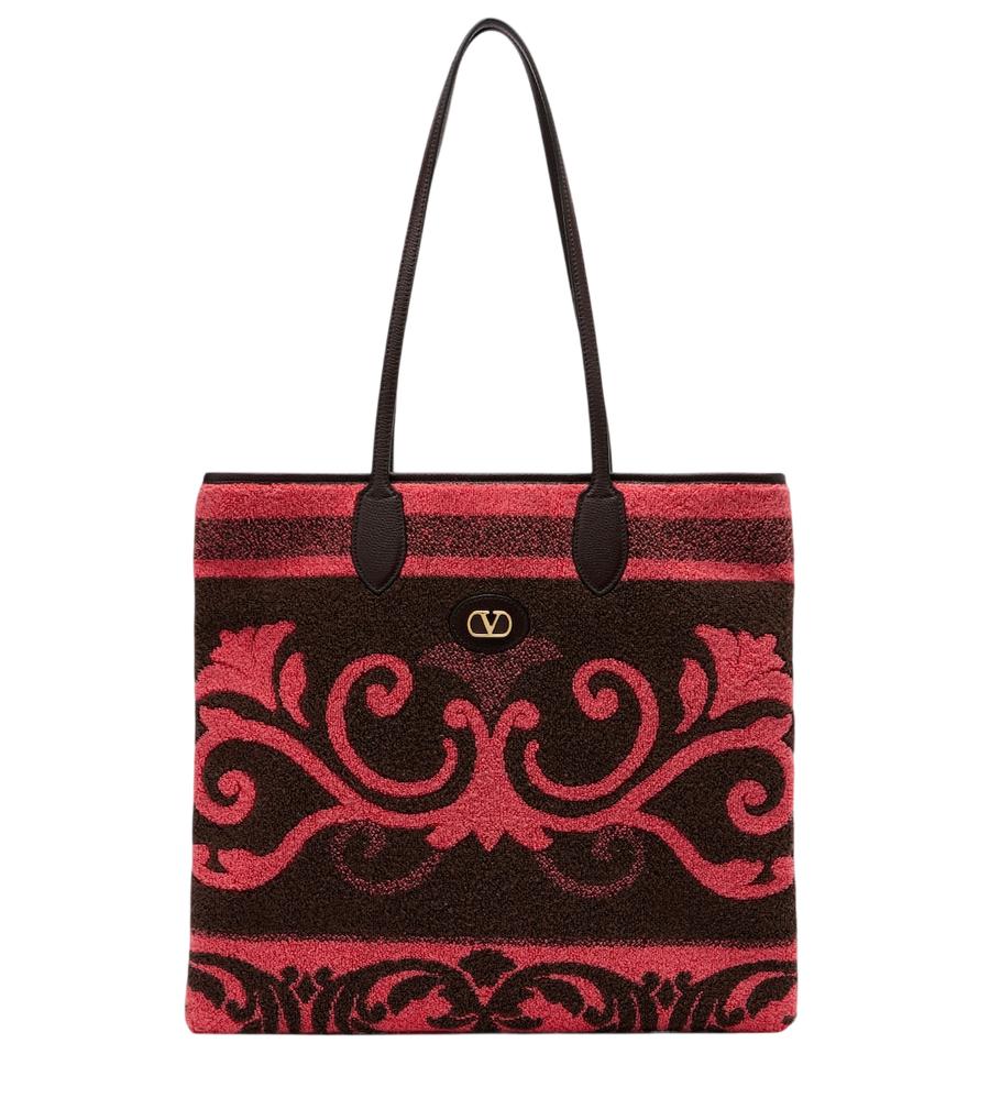 Valentino Garavani VLogo Medium terry tote bag