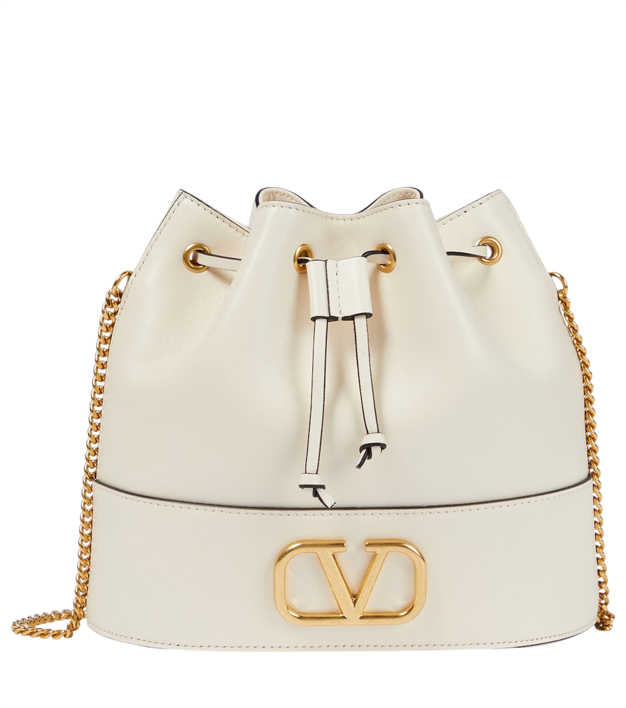 Valentino Garavani VLogo Signature Small leather bucket bag
