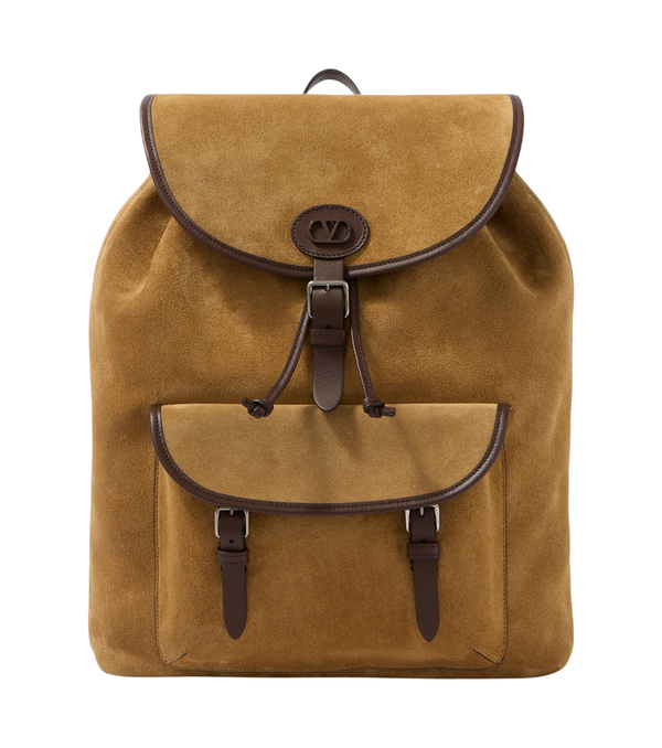 Valentino Garavani VLogo suede backpack