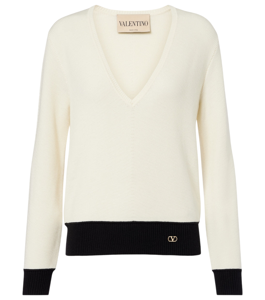 Valentino Garavani VLogo wool-blend sweater
