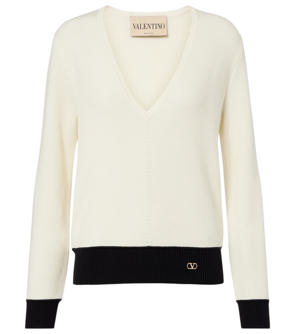 Valentino Garavani VLogo wool-blend sweater
