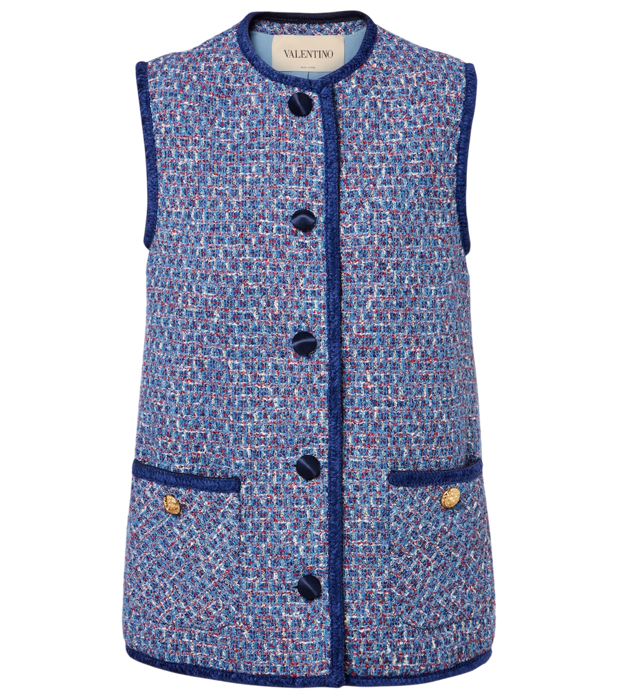 Valentino Tweed vest