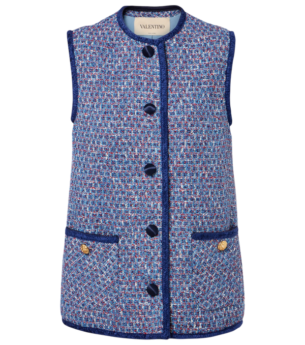 Valentino Tweed vest