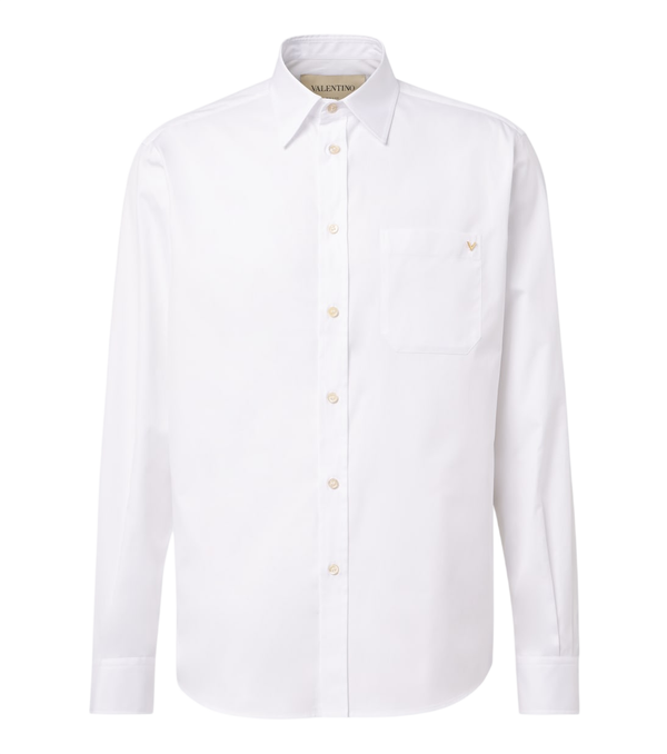 Valentino VGold cotton Oxford shirt