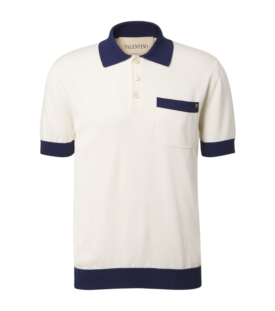 Valentino VGold cotton polo shirt