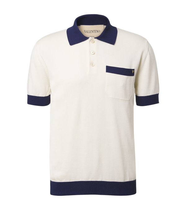 Valentino VGold cotton polo shirt