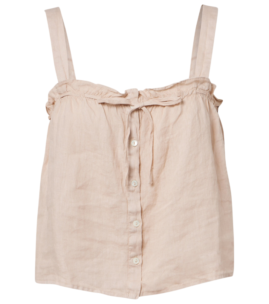Top de lino Velvet Izzie