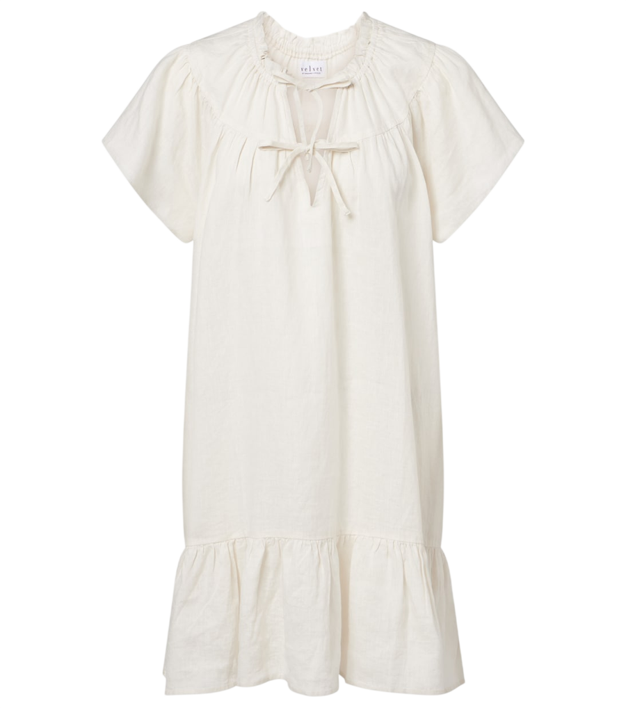 Velvet Livvy linen minidress