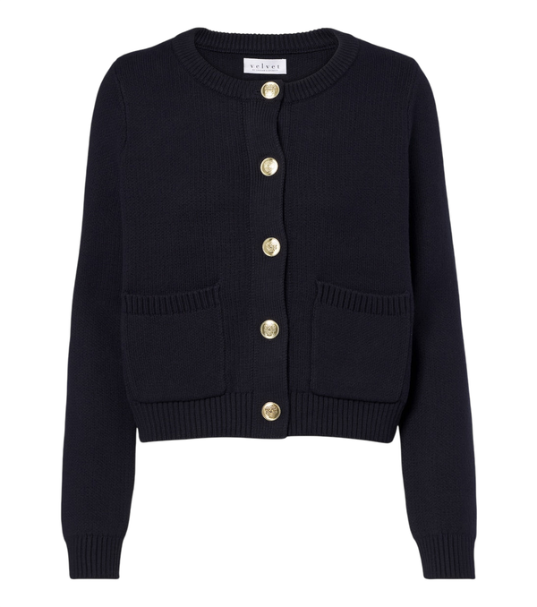 Velvet Mahal cotton and cashmere cardigan