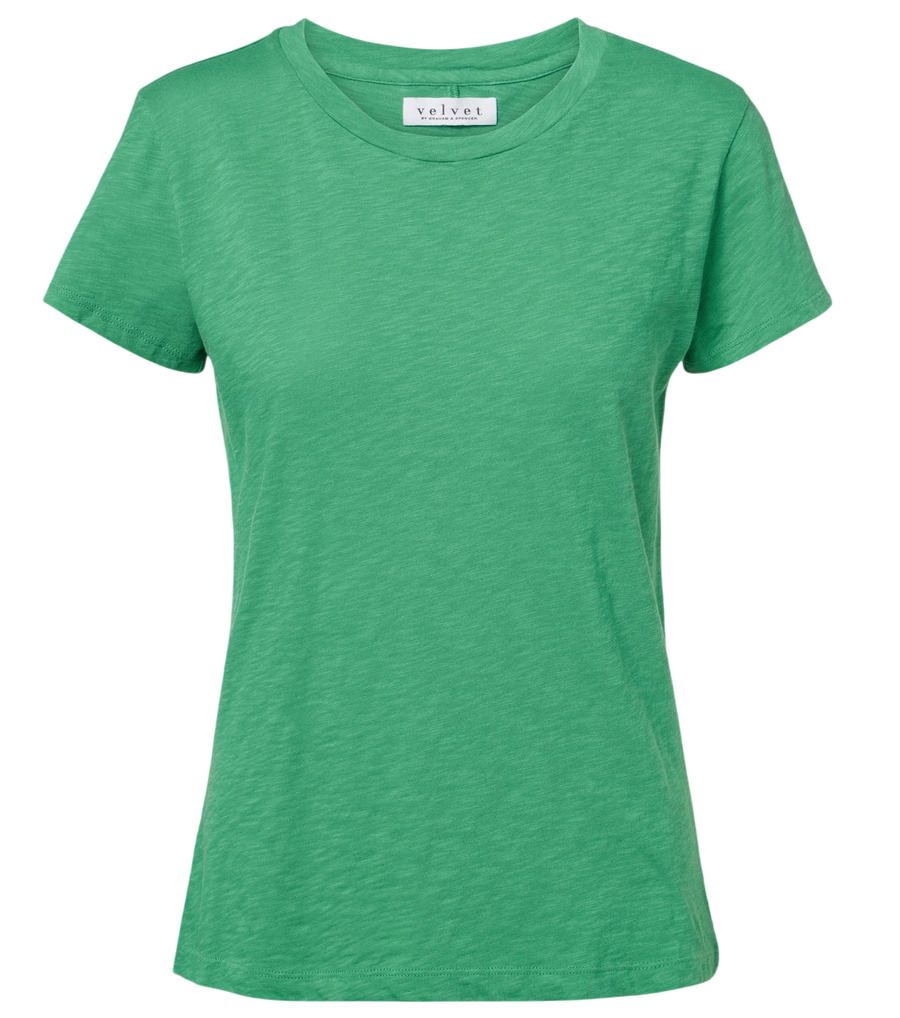 T-shirt en jersey de coton Odelia Velvet