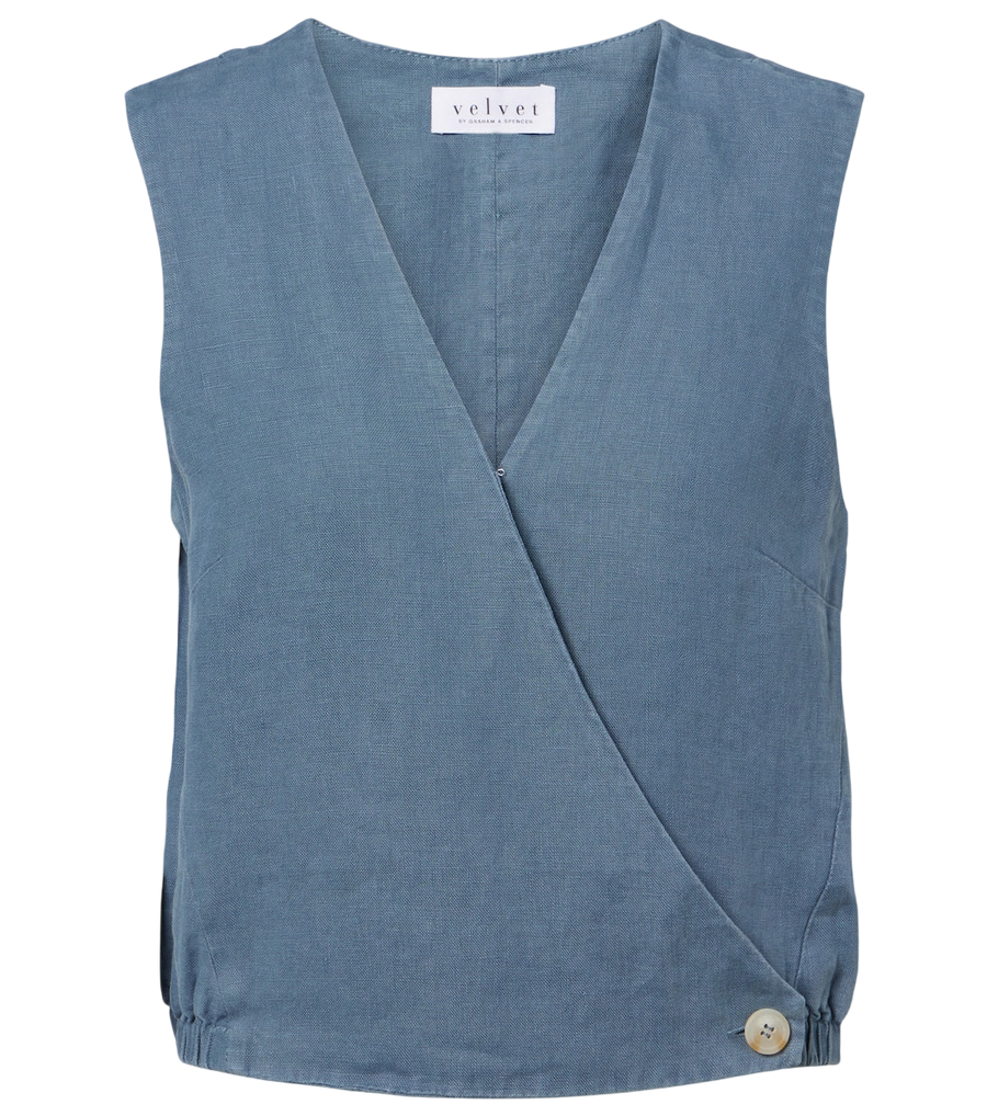 Top de lino Velvet Ollie