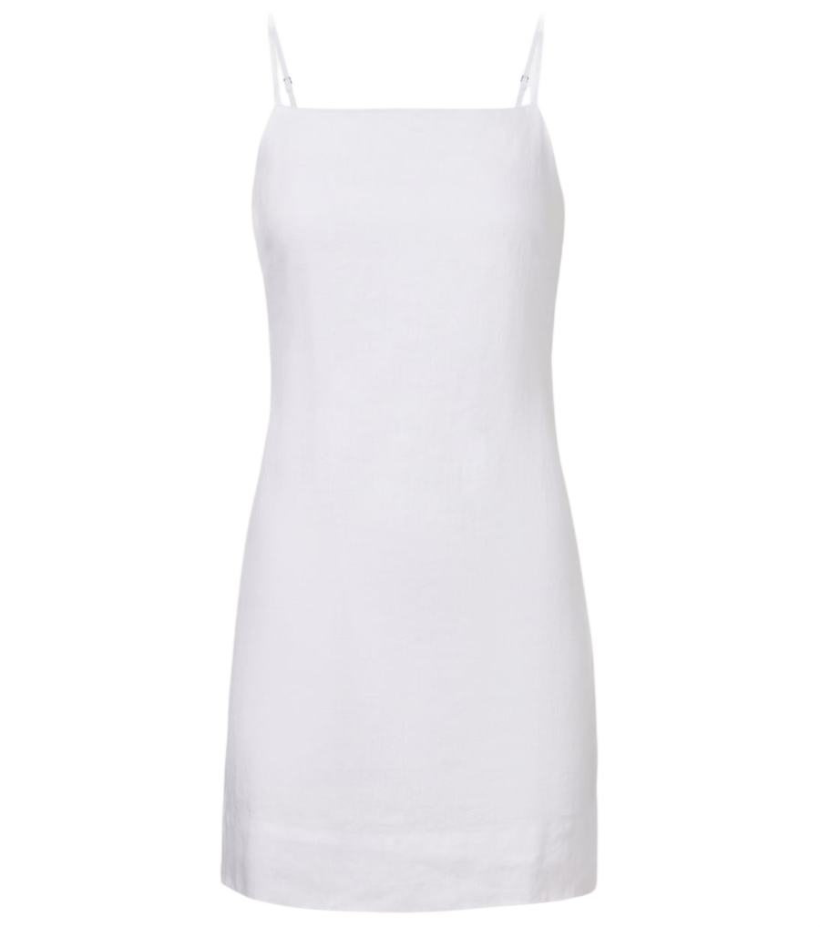 Velvet Pilar linen minidress