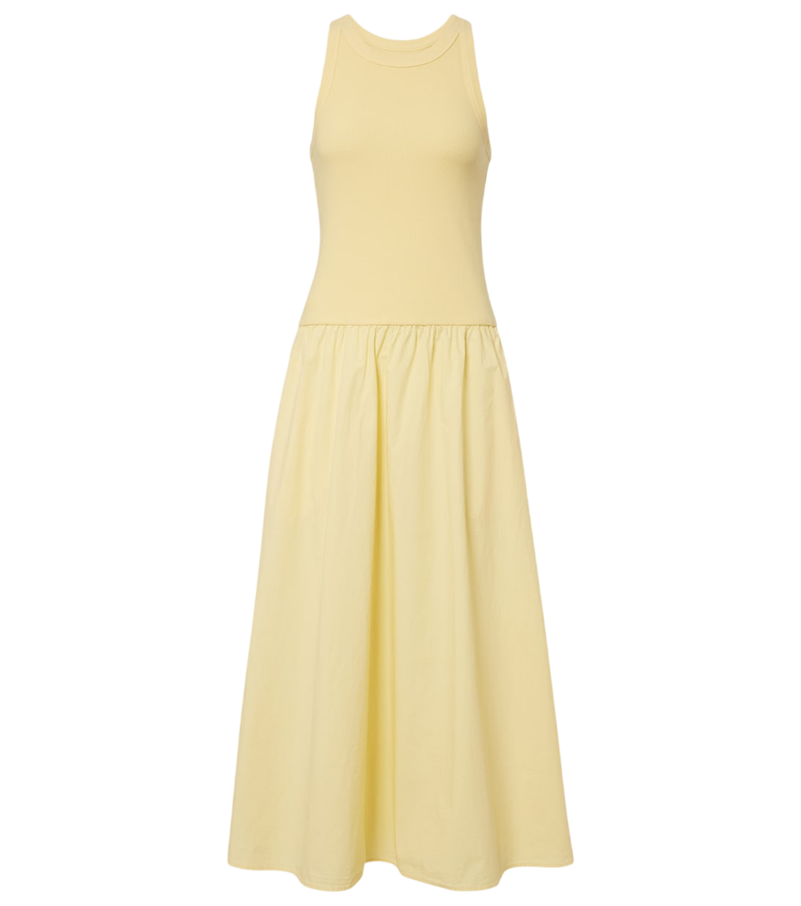 Velvet Romilly cotton-blend midi dress