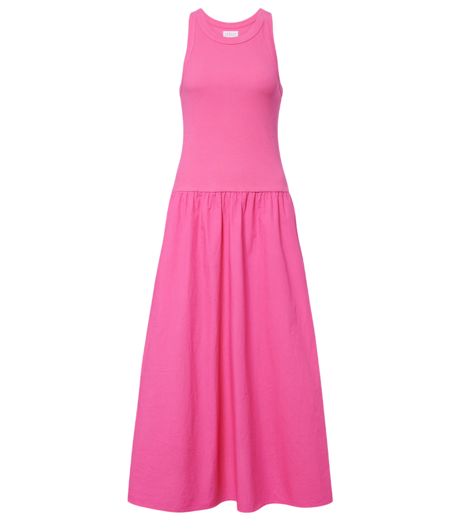 Velvet Romilly cotton-blend midi dress
