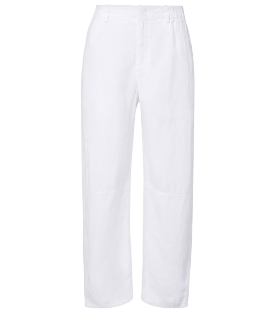 Velvet Taylor linen straight pants
