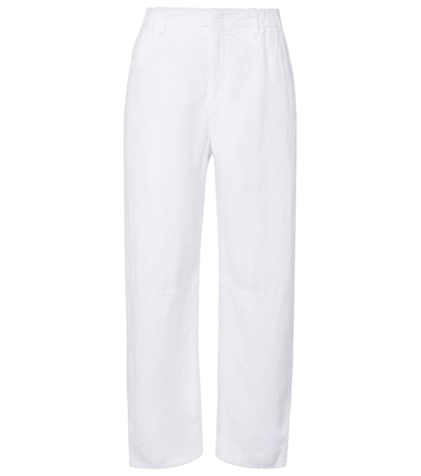 Velvet Taylor linen straight pants
