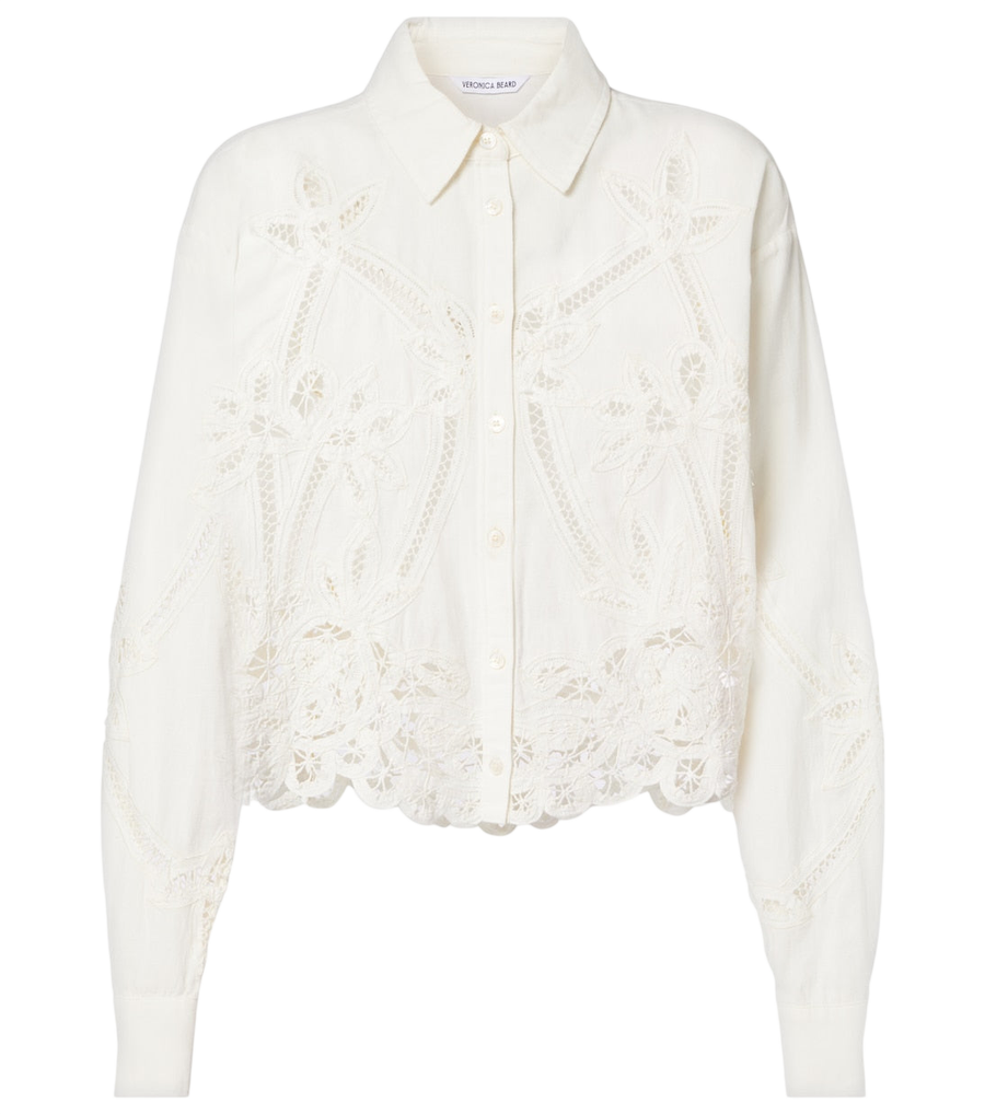 Chemise en coton et lin Aderes de Veronica Beard