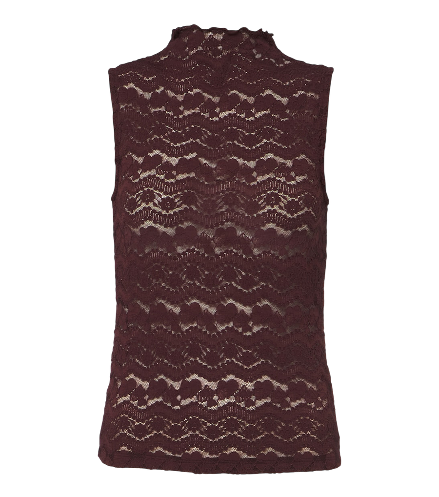 Veronica Beard Alora lace jersey top