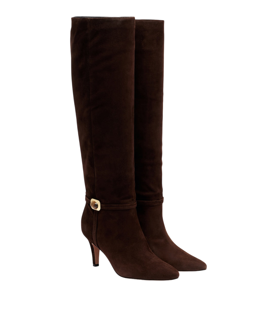 Veronica Beard Angeline suede knee-high boots
