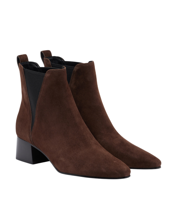 Veronica Beard Astra suede Chelsea boots