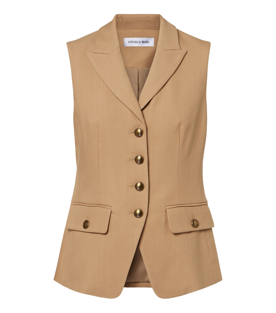 Veronica Beard Benny single-breasted vest