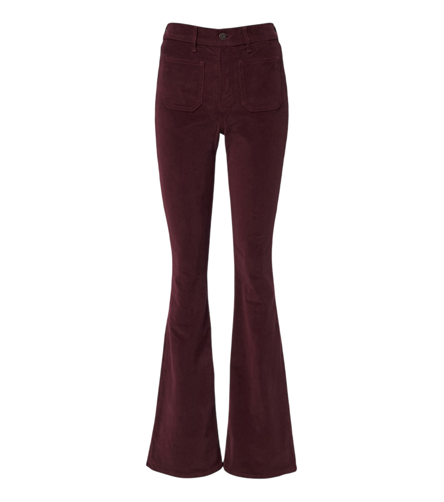 Veronica Beard Beverly cotton corduroy flared pants