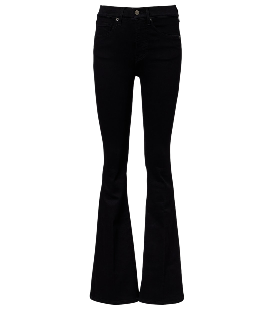 Jeans de tiro alto con corte acampanado Beverly de Veronica Beard
