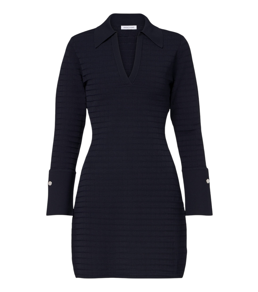 Veronica Beard Celena knitted polo dress