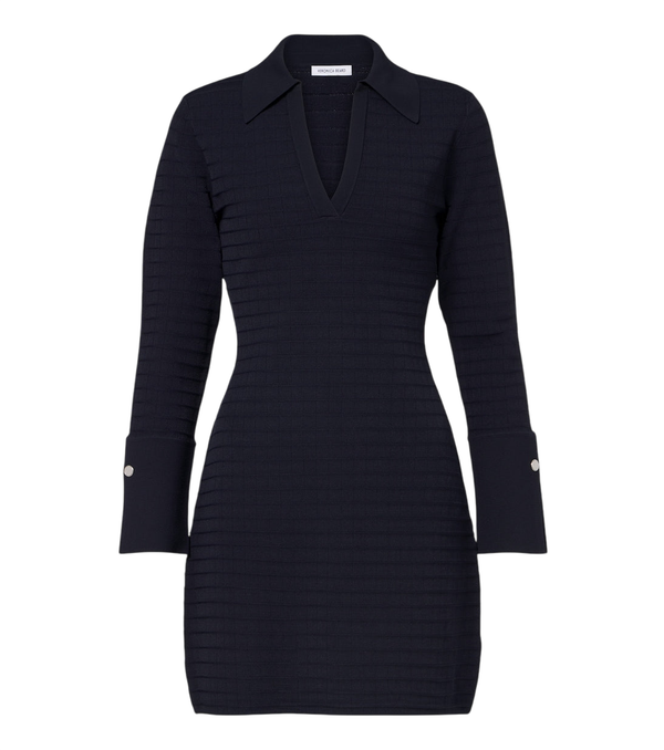Veronica Beard Celena knitted polo dress