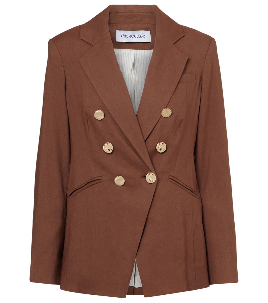 Veronica Beard Elle Dickey linen-blend blazer