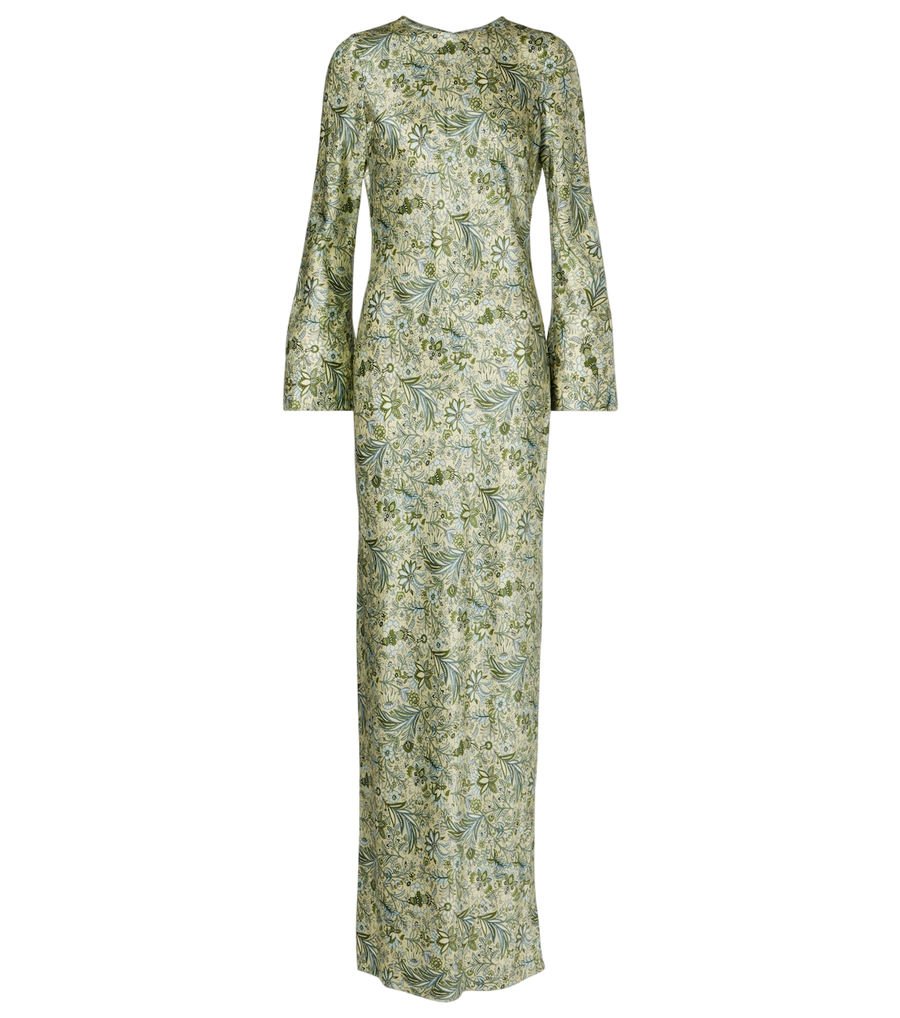 Veronica Beard Gemma printed silk-blend maxi dress