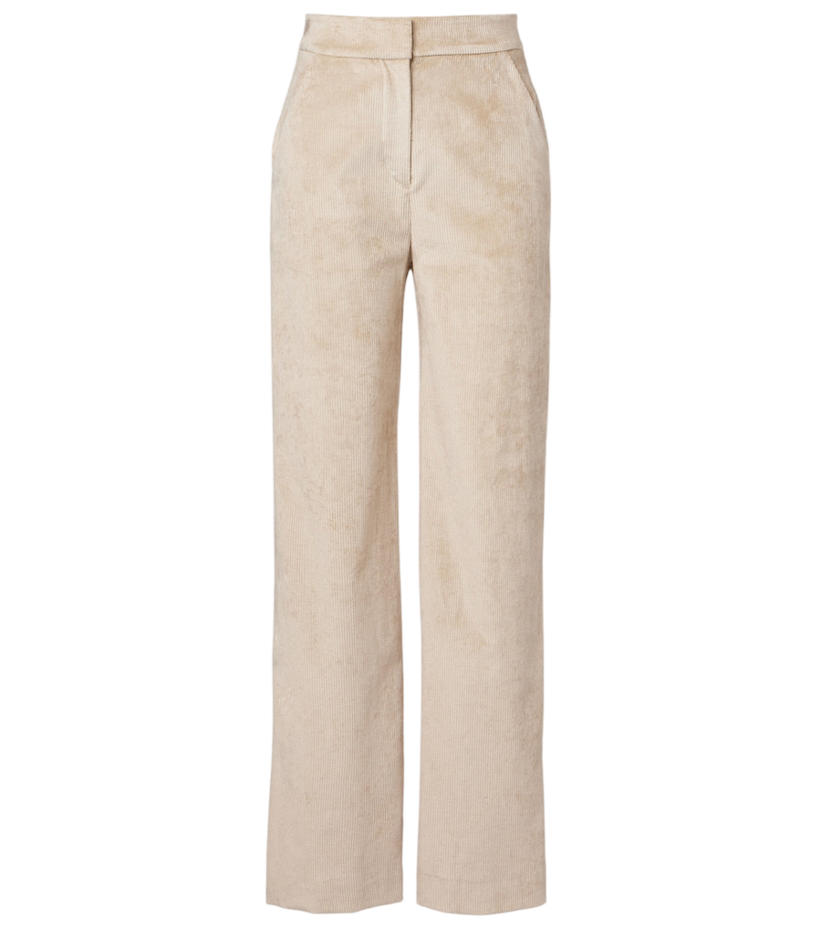 Veronica Beard Grigore cotton-blend corduroy wide-leg pants