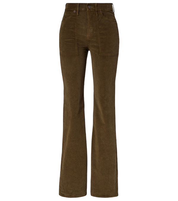 Veronica Beard High-rise cotton corduroy wide-leg pants