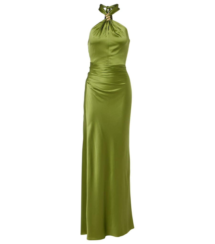 Veronica Beard Izaren silk-blend satin gown