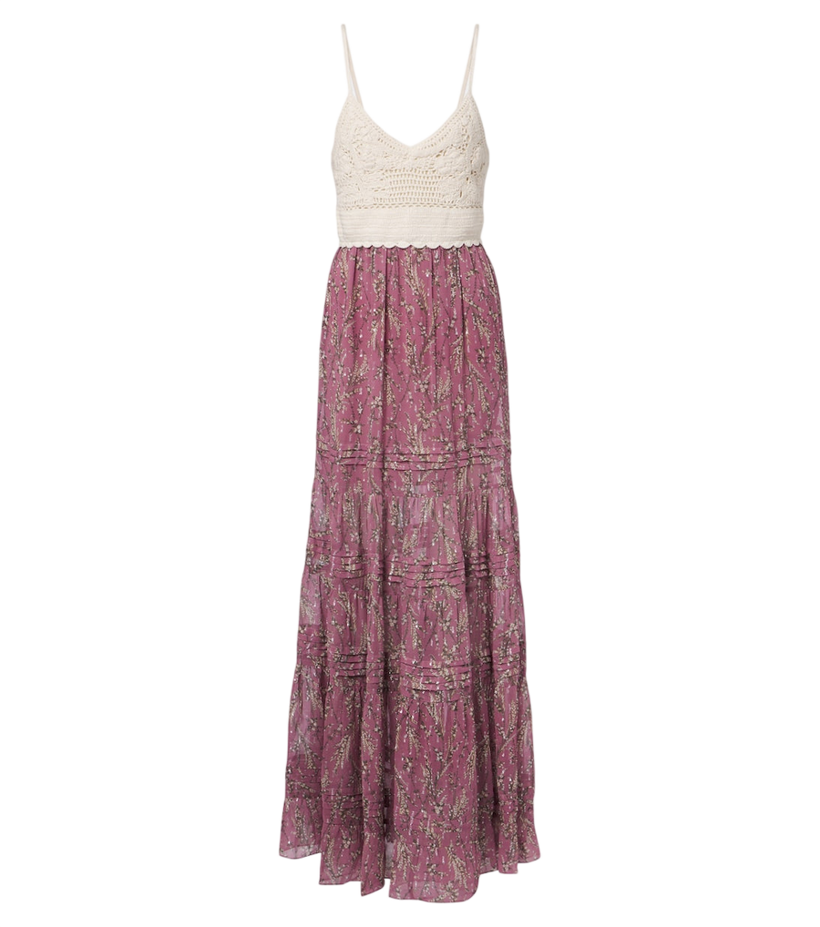 Veronica Beard Josiane floral maxi dress