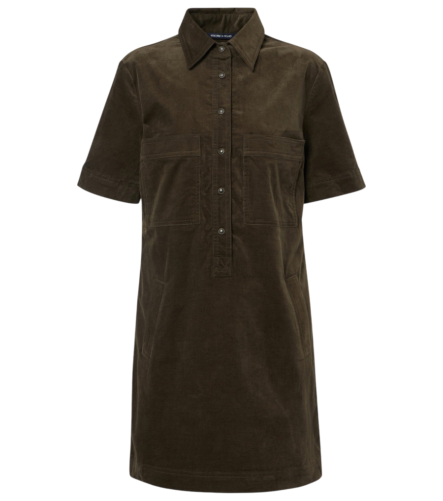 Veronica Beard Koulis cotton-blend corduroy minidress