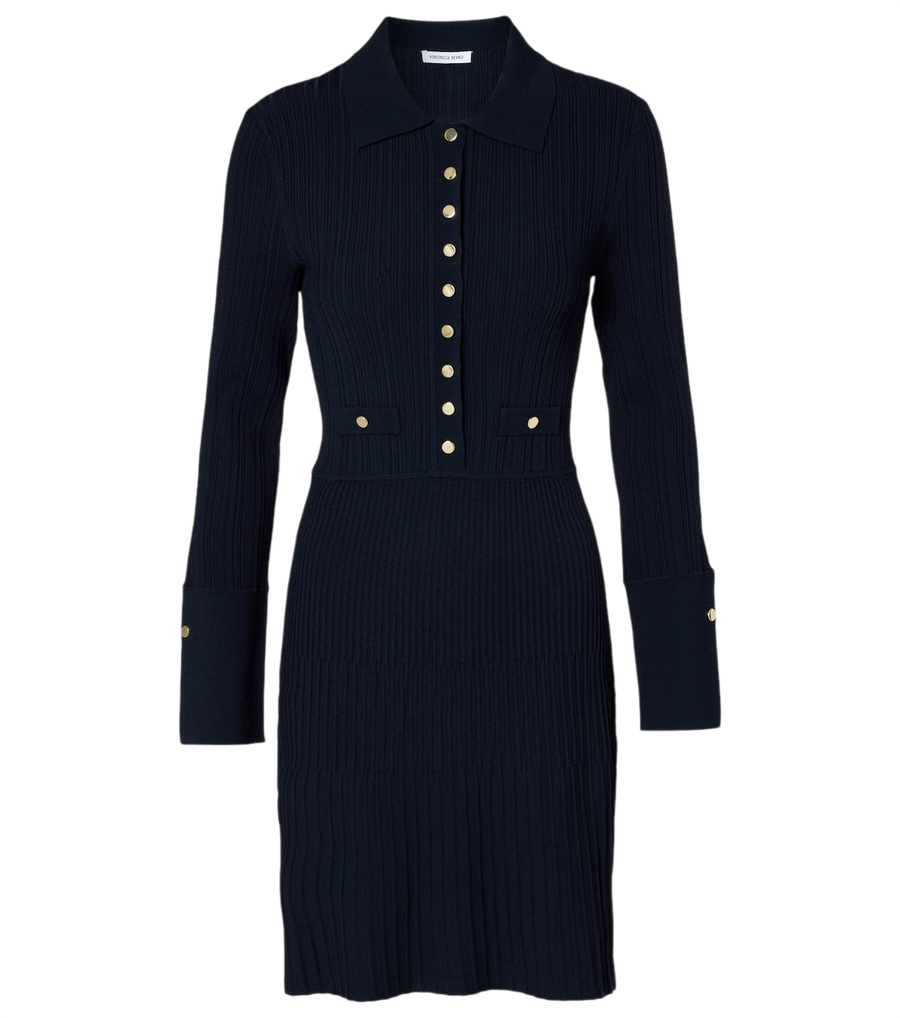 Veronica Beard Lauper ribbed-knit minidress