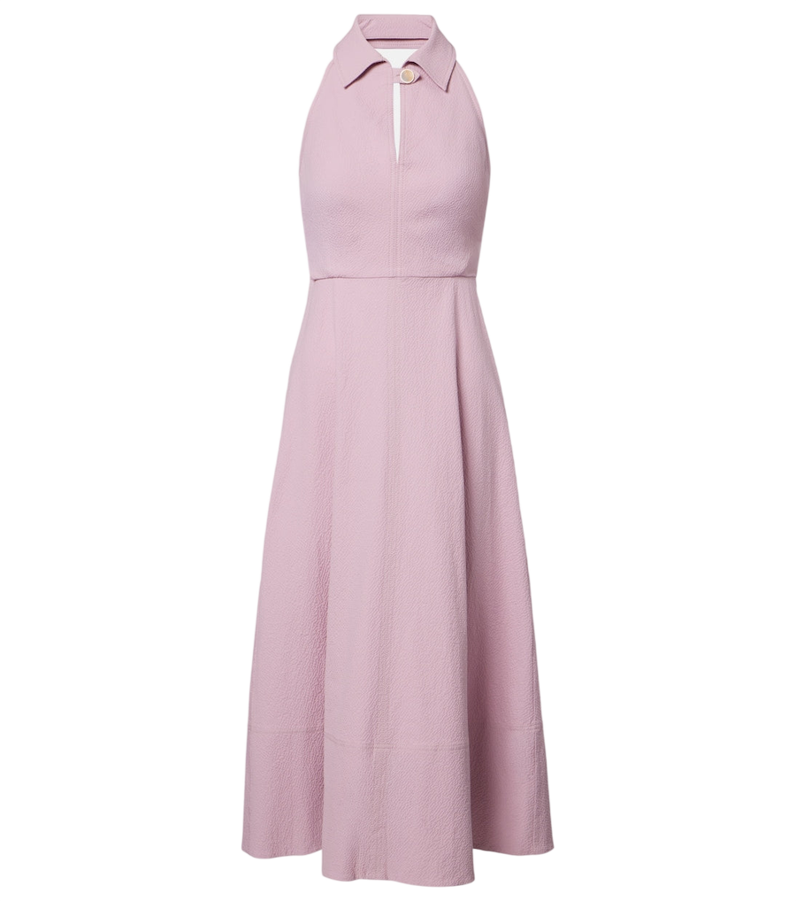 Robe midi Veronica Beard Mackey en coton mélangé