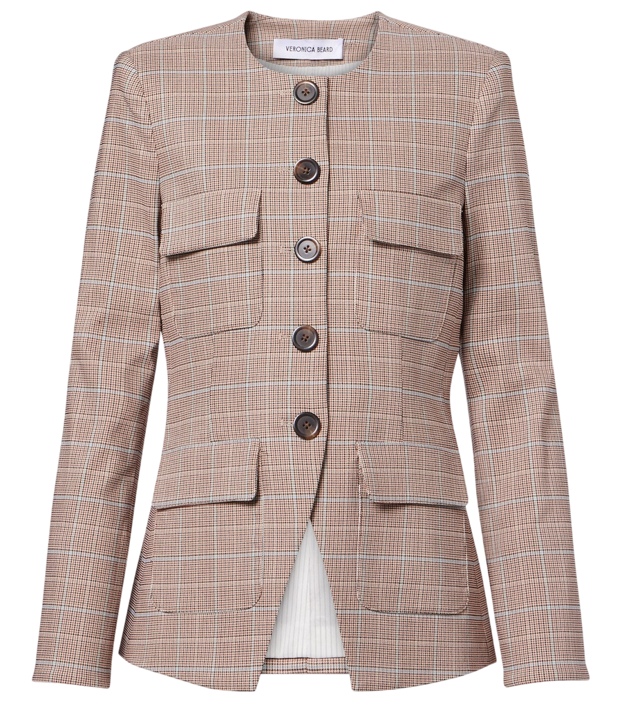 Veronica Beard Orrin plaid blazer