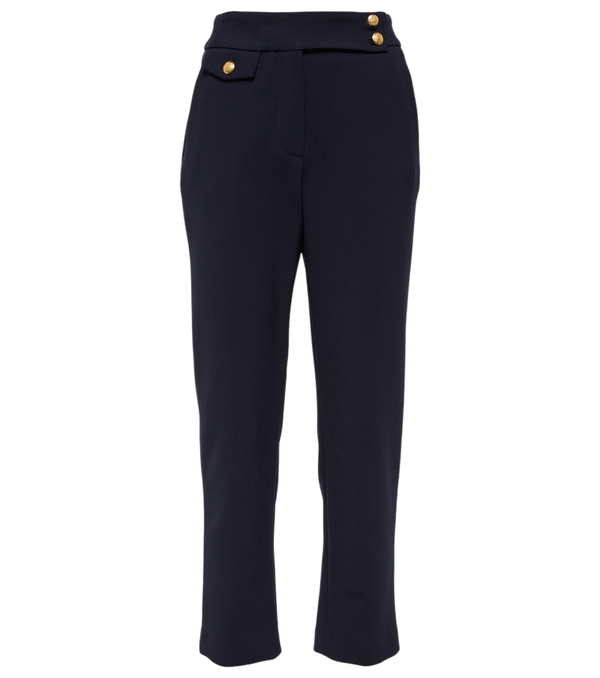 Veronica Beard Renzo high-rise slim cropped pants