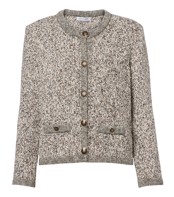 Veronica Beard Rexton knitted cotton-blend cardigan