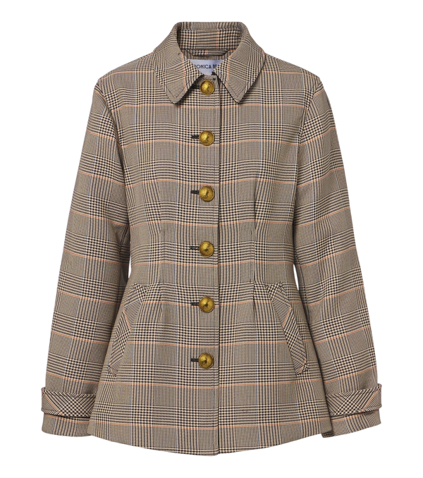 Veronica Beard Severine Prince of Wales check jacket